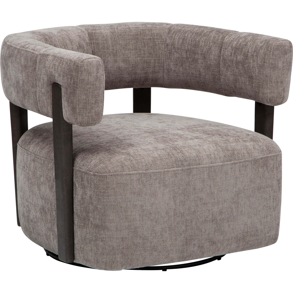 Fallon Swivel Chair, Joyce Mushroom