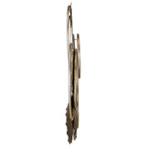 Fan Loops Mirrored Wall Decor, Gold