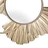 Fan Loops Mirrored Wall Decor, Gold