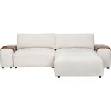 Farley 5 Piece Modular Sectional, Nomad Snow-Furniture - Sofas-High Fashion Home