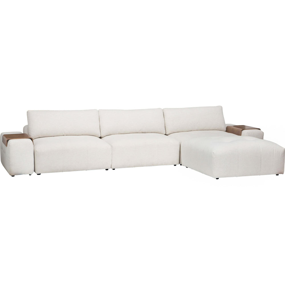 Farley 6 Piece Modular Sectional, Nomad Snow-Furniture - Sofas-High Fashion Home