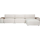 Farley 6 Piece Modular Sectional, Nomad Snow-Furniture - Sofas-High Fashion Home