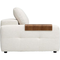 Farley Sectional w/Ottoman, Nomad Snow