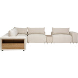 Farley 8 Piece Sectional, Tasmin Linen-Furniture - Sofas-High Fashion Home
