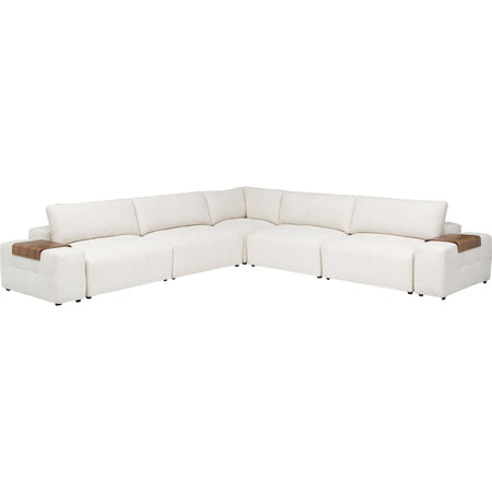 Farley 7-Piece Modular Sectional in Nomad Snow | High Fashion Home