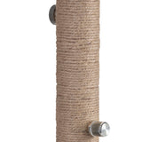 Farrah Floor Lamp, Silver/Natural-Lighting-High Fashion Home