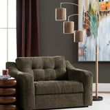 Farrah Floor Lamp, Silver/Natural-Lighting-High Fashion Home