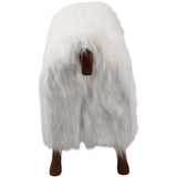Faux Fur Sheep, White-Accessories-High Fashion Home