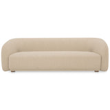 Faye Sofa, Beige Boucle-Furniture - Sofas-High Fashion Home