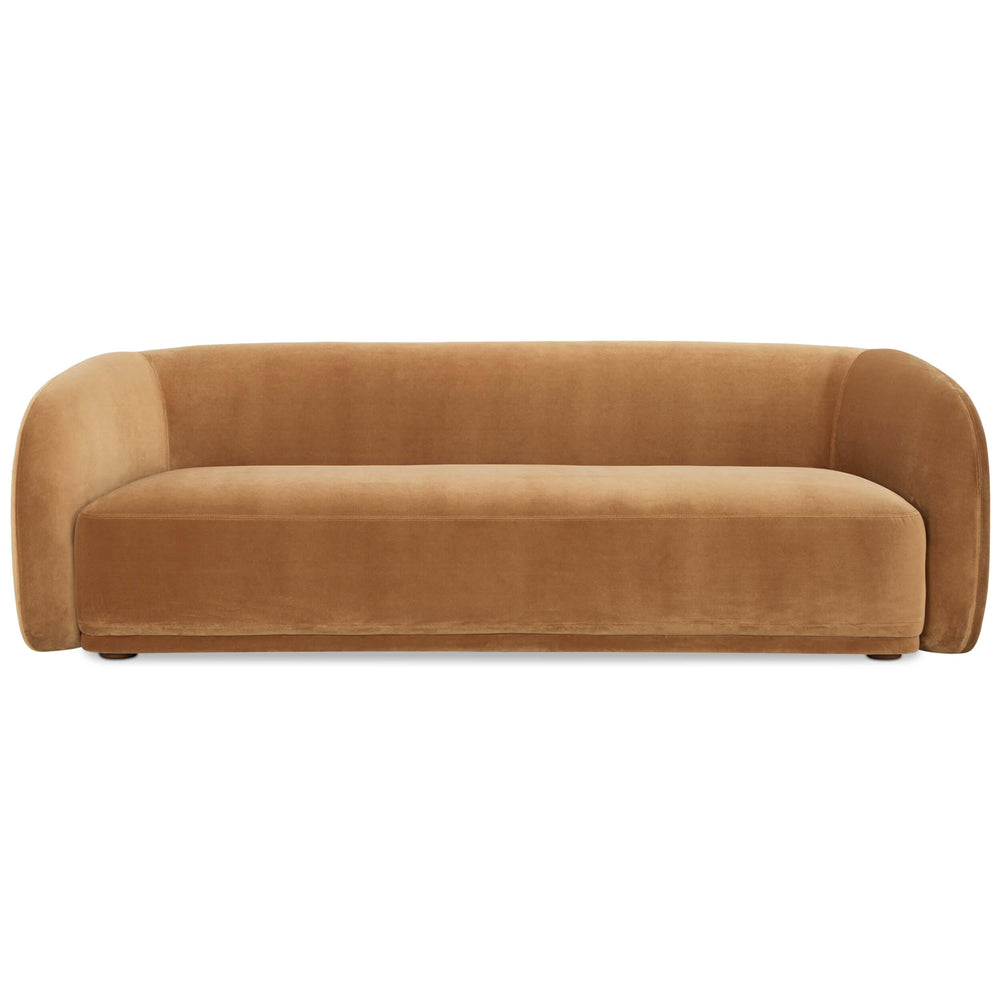 Faye Sofa, Tan-Furniture - Sofas-High Fashion Home