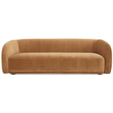 Faye Sofa, Tan-Furniture - Sofas-High Fashion Home