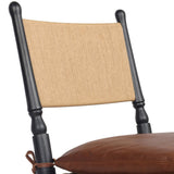 Fayth Dining Chair, Dulane Mahogany/Stained Black, Set of 2 by Four Hands-Furniture - Dining-High Fashion Home