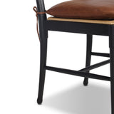 Fayth Dining Chair, Dulane Mahogany/Stained Black, Set of 2 by Four Hands-Furniture - Dining-High Fashion Home