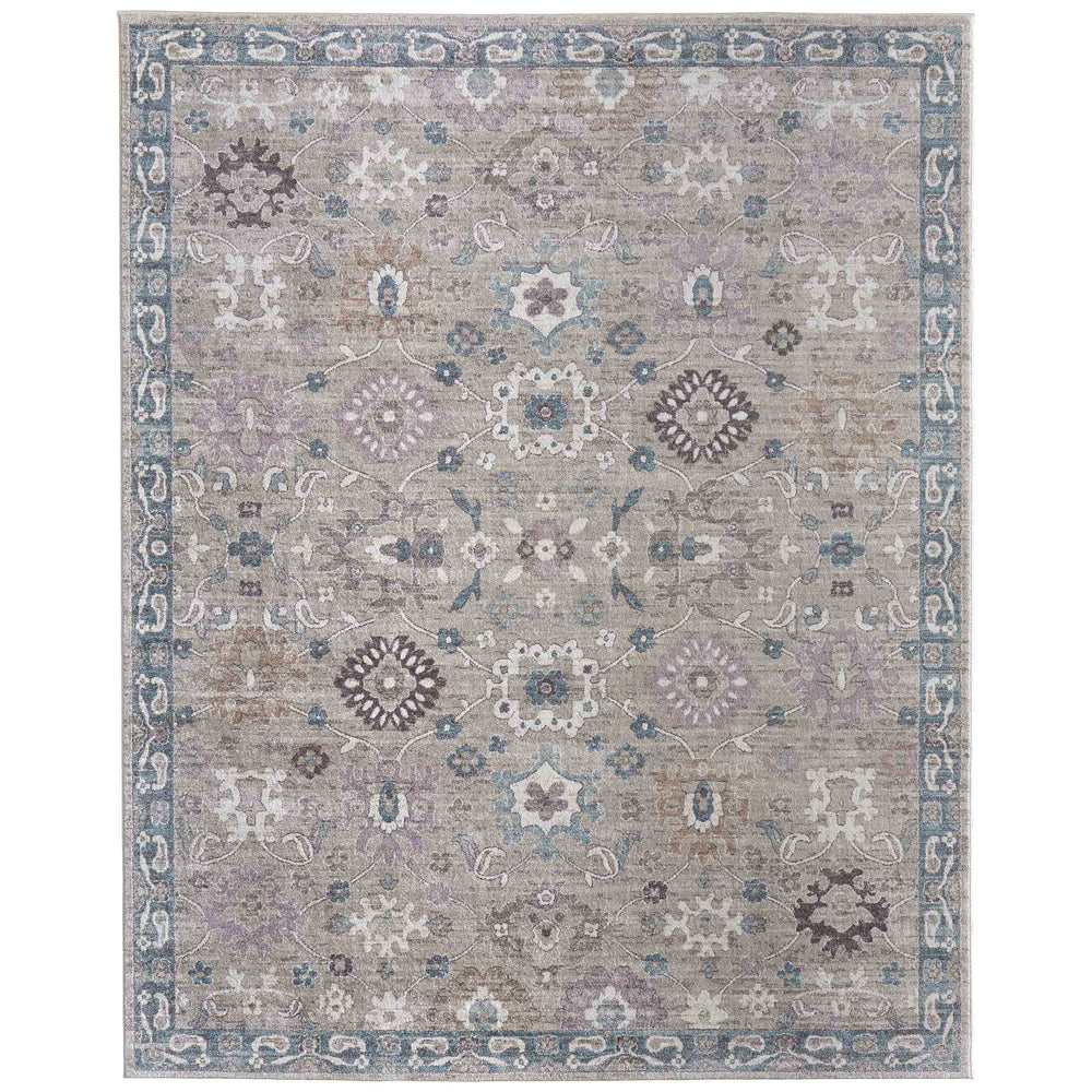 Feizy Rug Dartmouth 39QLF, Gray/Multi-Rugs1-High Fashion Home