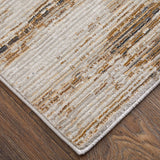 Feizy Rug Deja 39PKF, Dark Taupe-Rugs1-High Fashion Home