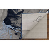 Feizy Rug Gaspar 39KTF, Gray/Blue-Rugs1-High Fashion Home