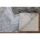 Feizy Rug Gaspar 39KUF, Gray/Ivory-Rugs1-High Fashion Home