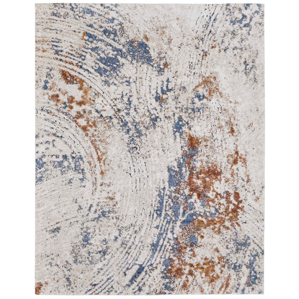 Feizy Rug Gilmore 39MMF, Ivory/Rust-Rugs1-High Fashion Home