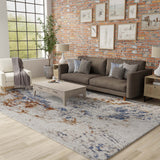 Feizy Rug Gilmore 39MMF, Ivory/Rust-Rugs1-High Fashion Home