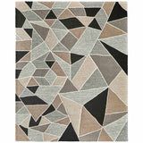 Feizy Rug Kimball 8A33F, Gray/Multi-Rugs1-High Fashion Home