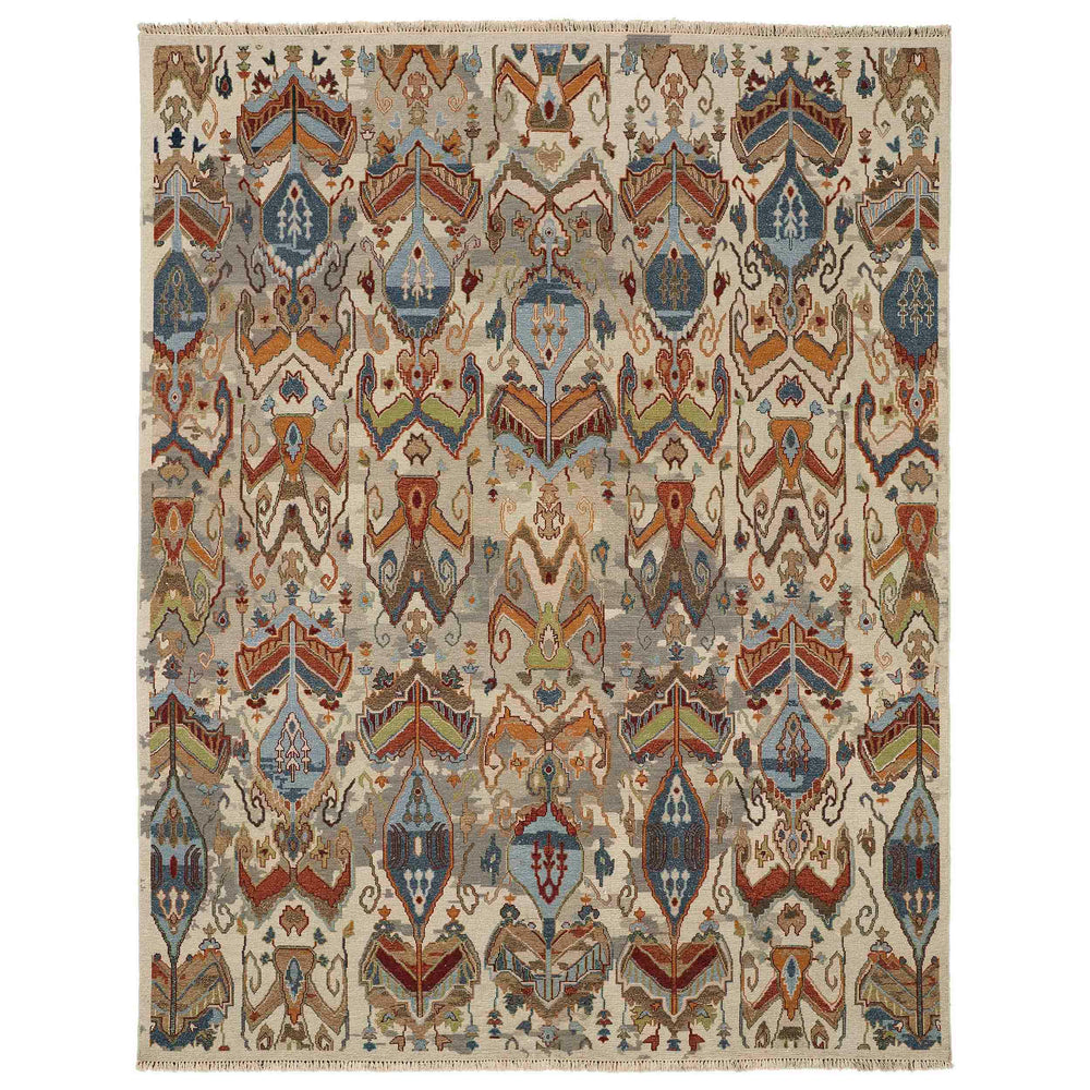 Feizy Rug Leylan 0563F, Ivory/Multi-Rugs1-High Fashion Home