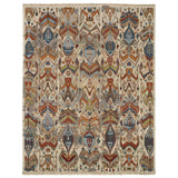 Feizy Rug Leylan 0563F, Ivory/Multi-Rugs1-High Fashion Home