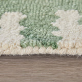 Feizy Rug Lorrain 8919F, Green/Ivory-Rugs1-High Fashion Home