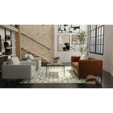 Feizy Rug Lorrain 8919F, Green/Ivory-Rugs1-High Fashion Home
