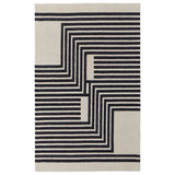 Feizy Rug Maguire 8900F, Ivory/Black-Rugs1-High Fashion Home