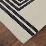 Feizy Rug Maguire 8900F, Ivory/Black-Rugs1-High Fashion Home