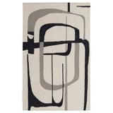 Feizy Rug Maguire 8905F, Ivory/Black-Rugs1-High Fashion Home