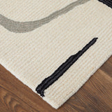 Feizy Rug Maguire 8905F, Ivory/Black-Rugs1-High Fashion Home