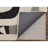 Feizy Rug Maguire 8905F, Ivory/Black-Rugs1-High Fashion Home