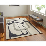 Feizy Rug Maguire 8905F, Ivory/Black-Rugs1-High Fashion Home