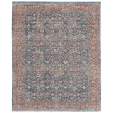 Feizy Rug Marquette 39GTF, Blue/Rust-Rugs1-High Fashion Home