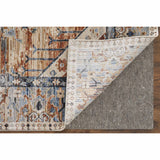 Feizy Rug Melrose 39NZF, Ivory/Rust-Rugs1-High Fashion Home