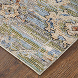 Feizy Rug Melrose 39P3F, Green/Ivory-Rugs1-High Fashion Home