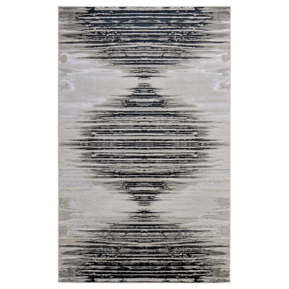 Feizy Rug Micah 39LRF, Black/Silver-Rugs1-High Fashion Home