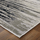 Feizy Rug Micah 39LRF, Black/Silver-Rugs1-High Fashion Home