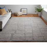 Feizy Rug Navaro 8912F, Gray/Brown-Rugs1-High Fashion Home