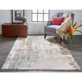 Feizy Rug Parker 3709F, Gray/Beige-Rugs1-High Fashion Home