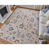 Feizy Rug Pasha 39M8F, Ivory/Multi-Rugs1-High Fashion Home
