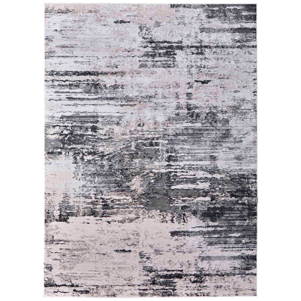 Feizy Rug Prasad 39N9F, Ivory/Charcoal-Rugs1-High Fashion Home