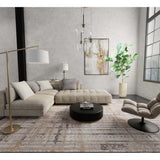 Feizy Rug Skyview 39QBF, Ivory/Brown-Rugs1-High Fashion Home