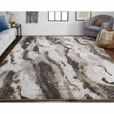 Feizy Rug Vancouver 39FGF, Charcoal/Beige-Rugs1-High Fashion Home