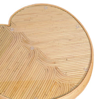 Felicia Lilypad Side Table, Natural