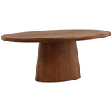 Fenway Dining Table, Medium Brown-Furniture - Dining-High Fashion Home
