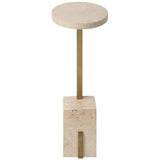 Feranno Accent Table, Beige-Furniture - Accent Tables-High Fashion Home