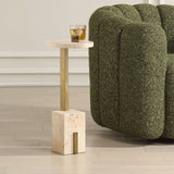 Feranno Accent Table, Beige-Furniture - Accent Tables-High Fashion Home