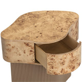 Fern Nightstand, Burl